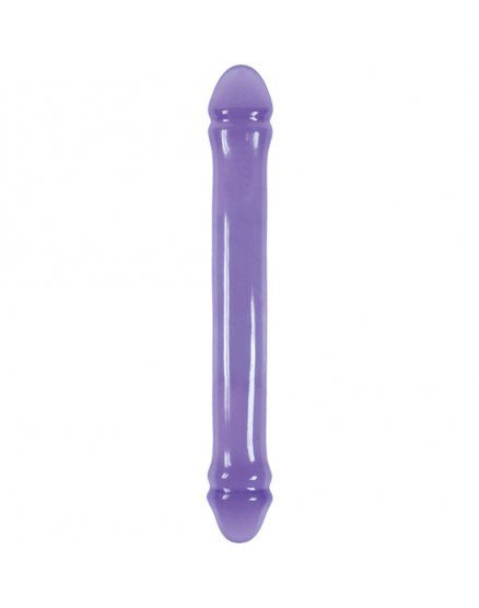 Jelly rancher pene doble - smooth morado en Vibrashop para practicar sexting