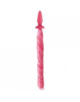 BUTPLUG CON COLA UNICORN TAILS ROSA VIBRASHOP
