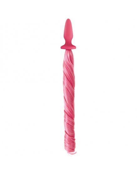 BUTPLUG CON COLA UNICORN TAILS ROSA VIBRASHOP