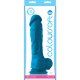 COLOURSOFT PENE REALÍSTICO DE SILICONA 20CM AZUL VIBRASHOP