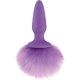 PLUG ANAL COLA CONEJITO MORADO FILLY TAILS VIBRASHOP