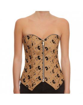 CORSET RATT MARRoN VIBRASHOP