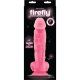 DILDO REALÍSTICO ROSA BRILLANTE FIREFLY VIBRASHOP