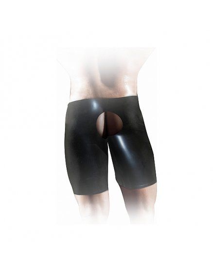 SHORT FISTING UNITEX DE LaTEX NEGRO VIBRASHOP