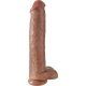 PENE REALÍSTICO 38 CM TAN KING COCK VIBRASHOP