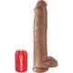 PENE REALÍSTICO 38 CM TAN KING COCK VIBRASHOP