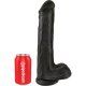 PENE REALÍSTICO 33 CM NEGRO KING COCK VIBRASHOP