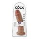 PENE REALÍSTICO 25 CM TAN KING COCK VIBRASHOP