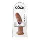 PENE REALÍSTICO 23 CM TAN KING COCK VIBRASHOP