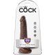 PENE REALÍSTICO 18 CM & TESTÍCULOS KING COCK VIBRASHOP