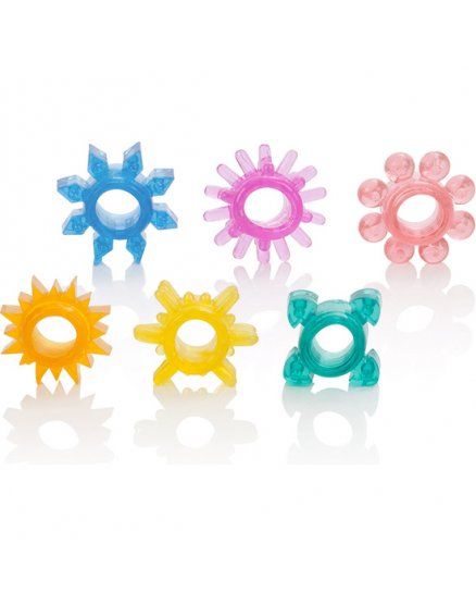 SET ANILLO PARA EL PENE X6 CALEXOTICS  VIBRASHOP