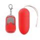 HUEVO VIBRADOR CON CONTROL REMOTO ROJO GRANDE VIBRASHOP