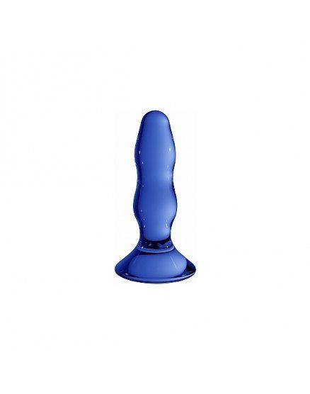 PLUG ANAL PLEASER AZUL CHRYSTALINO VIBRASHOP