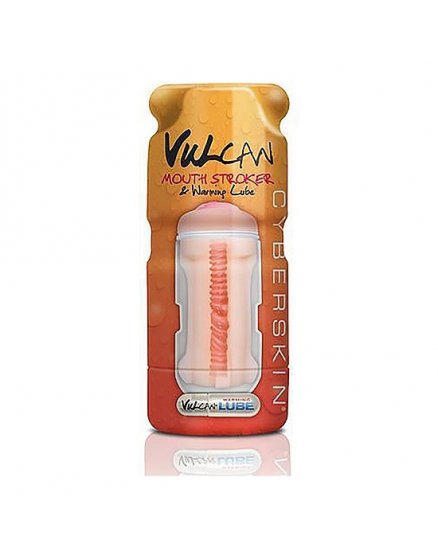 Masturbador masculino vulcan boca efecto calor  Vibrashop