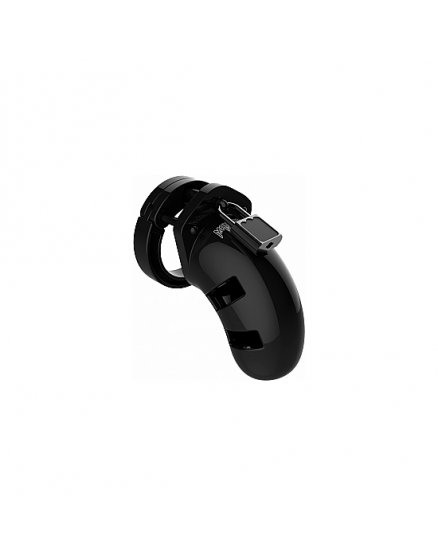 MODEL 01 CHASTITY 9CM NEGRO VIBRASHOP