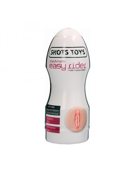 Masturbador masculino shots toys easy rider checkmate vaginal Vibrashop