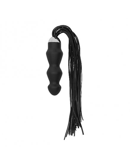 plugs con cola ouch black whip with rounded silicone Vibrashop