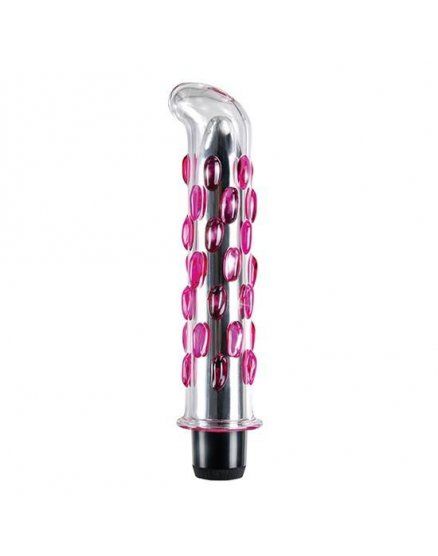 CONSOLADOR DE CRISTAL ICICLES NUMERO 19 ROSA VIBRASHOP