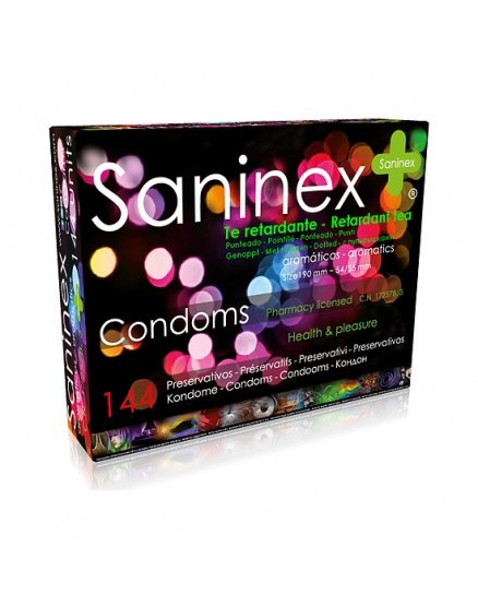 SANINEX PRESERVATIVOS TÉ RETARDANTE PUNTEADO 144 UDS VIBRASHOP