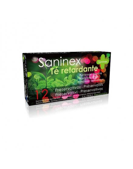 SANINEX PRESERVATIVOS TÉ RETARDARDANTE PUNTEADO 12UDS VIBRASHOP