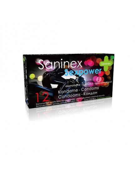 SANINEX PRESERVATIVOS ULTRA SEX POWER 12UDS VIBRASHOP