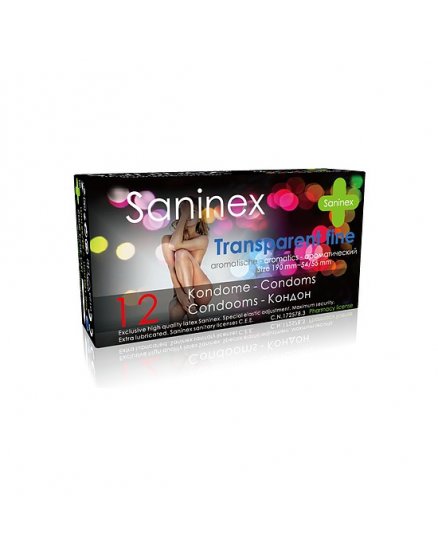 SANINEX PRESERVATIVOS ULTRA FINOS TRANSPARENTES 12UDS VIBRASHOP