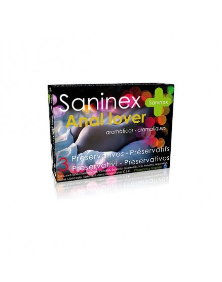 SANINEX PRESERVATIVOS ANAL LOVER 3UDS VIBRASHOP