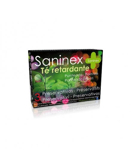 SANINEX PRESERVATIVOS TÉ RETARDANTE PUNTEADO 3UDS VIBRASHOP