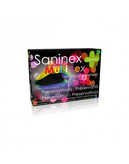 SANINEX PRESERVATIVOS MULTI SEX 3UDS VIBRASHOP