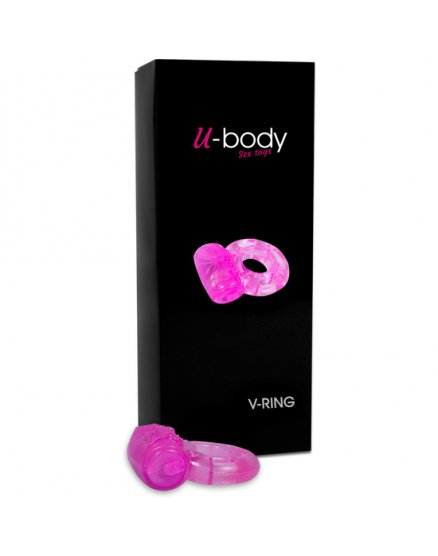 Anillo vibrador para el pene V Ring rosa en Vibrashop