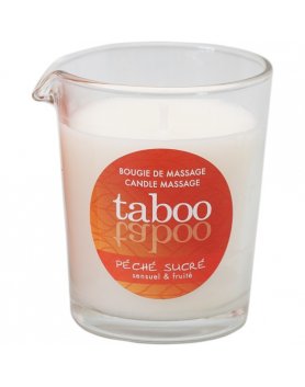 TABOO VELA DE MASAJE PARA ELLA PECHE SUCRE AROMA NECTARINA VIBRASHOP