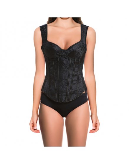 CORSET DARKNESS NEGRO VIBRASHOP