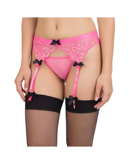 Liguero caramel nuit lace garter rosa Vibrashop