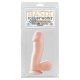 basix pene de gelatina succion natural 16 cm VIBRASHOP