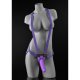 STRAP ON ARNÉS CON PENE DILLIO 16CM - MORADO VIBRASHOP