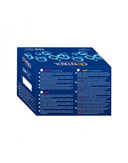 PRESERVATIVOS CONTROL SENSO CAJA PROFESIONAL 144 UDS VIBRASHOP