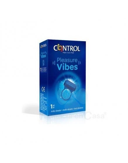 CONTROL TOYS ANILLO VIBRADOR PLEASURE VIBES VIBRASHOP