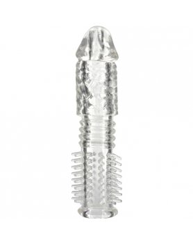 FUNDA PARA EL PENE SILICONA TEXTURIZADA VIBRASHOP