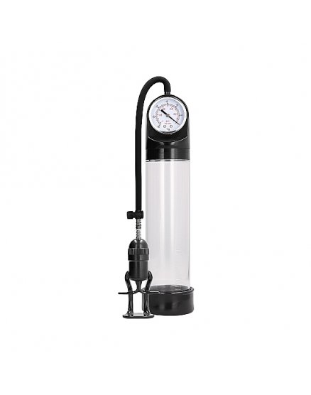 DESARROLLADOR DELUXE PUMP CON SISTEMA AVANZADO PSI GAUGE - TRANSPARENT VIBRASHOP