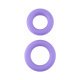 SET DE ANILLOS AJUSTABLES DE SILICONA - MORADO VIBRASHOP