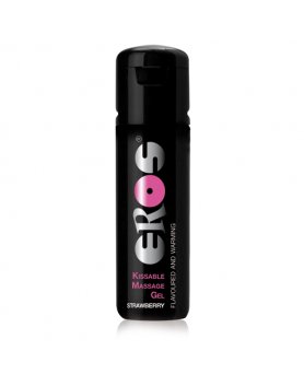 EROS KISSABLE ACEITE DE MASAJE EFECTO CALOR FRESA 100 ML VIBRASHOP