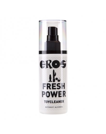 EROS FRESH POWER LIMPIADOR JUGUETES SIN ALCOHOL 125 ML VIBRASHOP