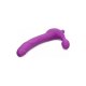 ROYAL REVOLVER ARNÉS CON DILDO VIBRADOR DE SILICONA - MORADO VIBRASHOP