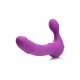 ROYAL REVOLVER ARNÉS CON DILDO VIBRADOR DE SILICONA - MORADO VIBRASHOP