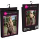 JACQUIE & MICHEL: BABYDOLL TELA RED NEGRO VIBRASHOP