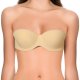 INVISIBLE BRA STRAPLESS CLÁSICO AUTOADHESIVO - COLOR BEIGE VIBRASHOP