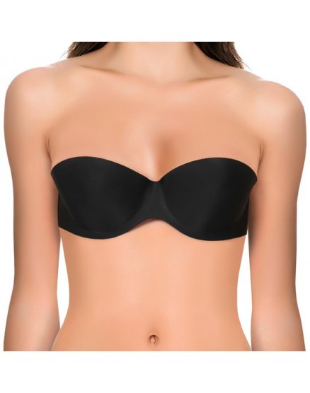 INVISIBLE BRA STRAPLESS CLÁSICO AUTOADHESIVO - COLOR NEGRO VIBRASHOP