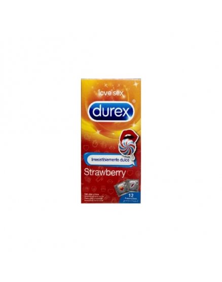 DUREX PRESERVATIVOS FRESA 12UDS VIBRASHOP