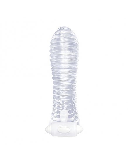 SEXTENDERS FUNDA CON VIBRACIÓN - RIBBED VIBRASHOP