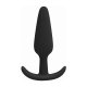 GILLES MEDIUM CORK PLUG ANAL SILICONA - NEGRO VIBRASHOP